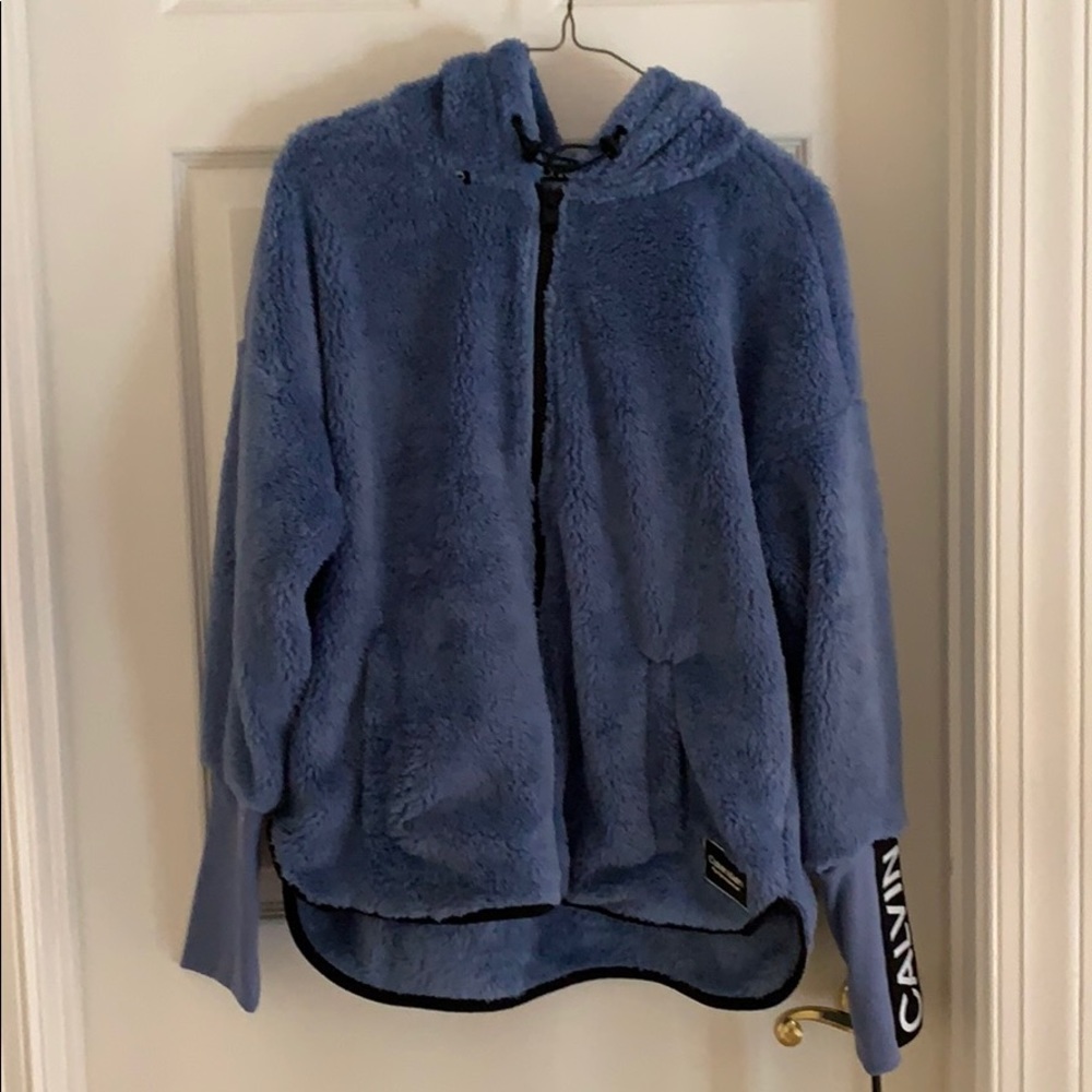 Calvin Klein zip soft sweater